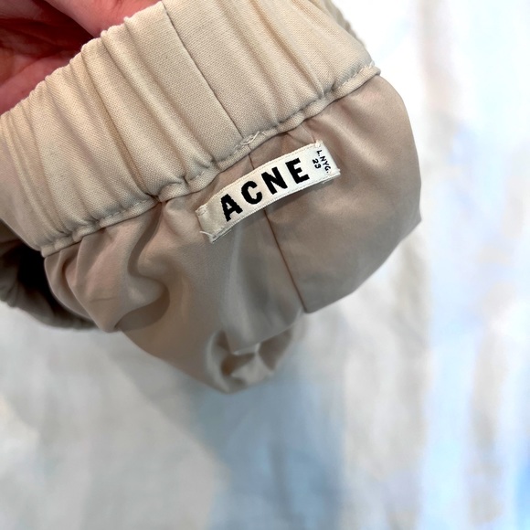 Acne Studios Beige Tailored Shorts with Lining Size EU 34 / US 4 XS - Picture 4 of 7